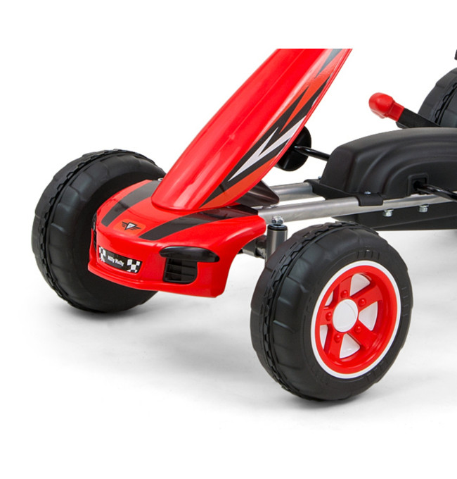 Šlapací motokára Viper červená