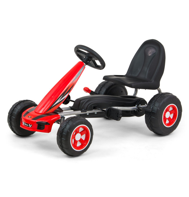 Šlapací motokára Viper červená