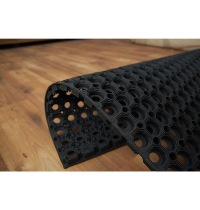 Gumová rohožka Azurová