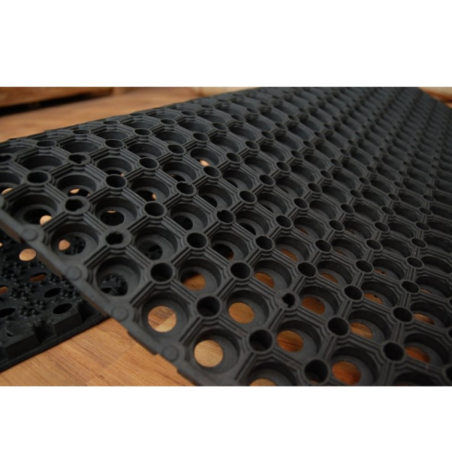 Gumová rohožka Azurová