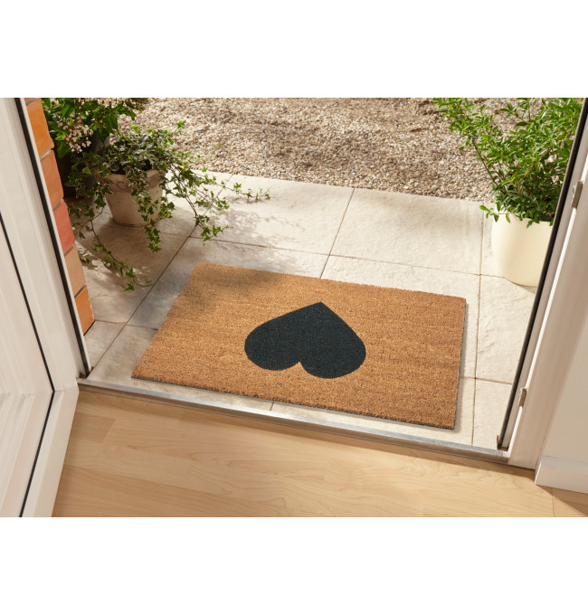 Rohožka Hanse Home Mix Mats černé srdce