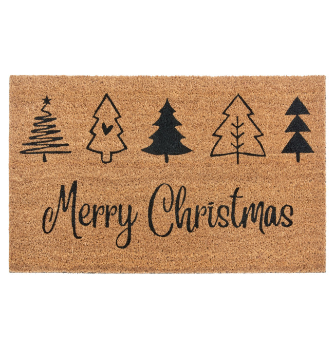 Rohožka Hanse Home Mix Mats Christmas černé stromky