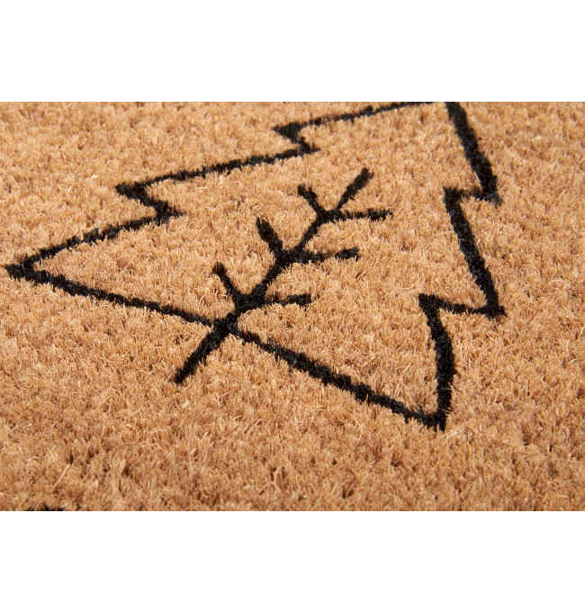 Rohožka Hanse Home Mix Mats Christmas černé stromky