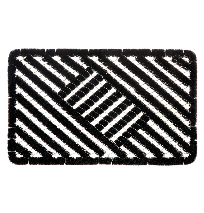 Rohožka Hanse Home Mix Mats Grid černá