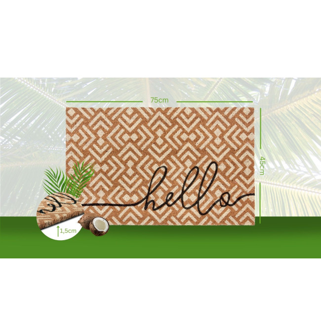 Rohožka Hanse Home Mix Mats Hello Geometric