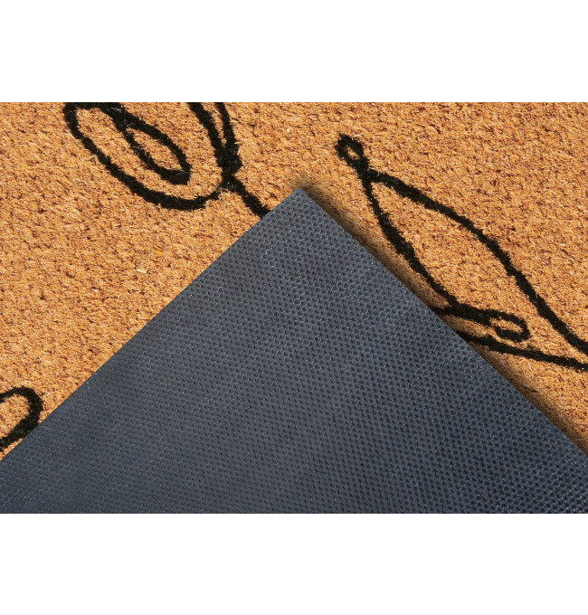 Rohožka Hanse Home Mix Mats černé květiny