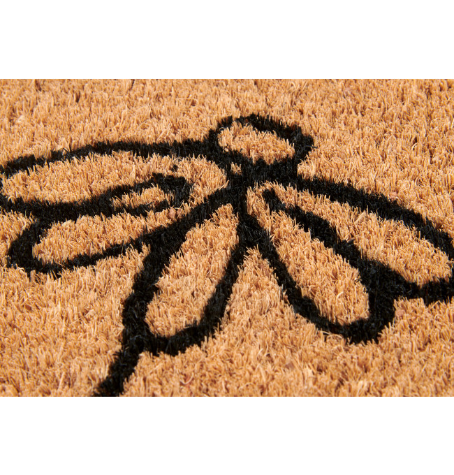 Rohožka Hanse Home Mix Mats černé květiny