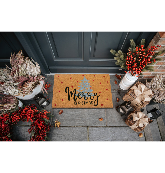 Rohožka Hanse Home Mix Mats Silver Christmas