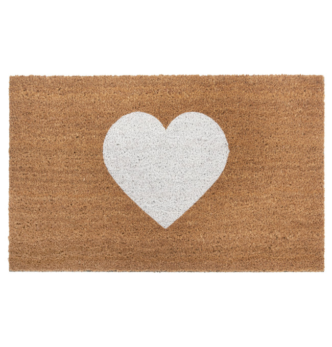 Rohožka Hanse Home Mix Mats bílé srdce