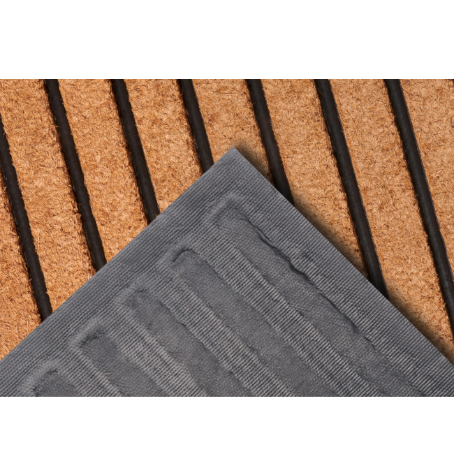 Rohožka Hanse Home Mix Mats Striped černá / béžová