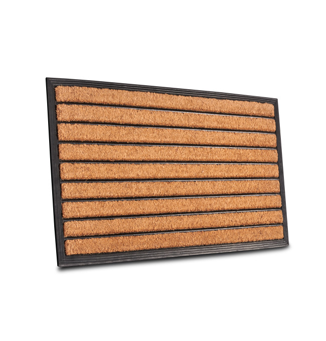 Rohožka Hanse Home Mix Mats Striped černá / béžová