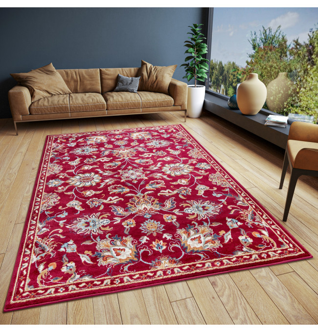 Koberec Hanse Home Luxor Caracci červený / vícebarevný