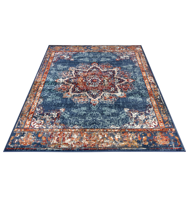 Koberec Hanse Home Luxor Maderno modrý / vícebarevný