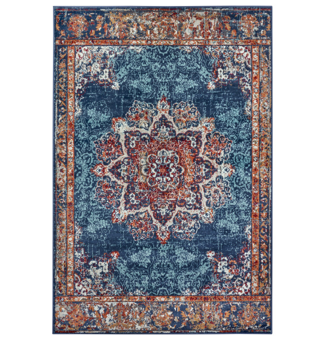 Koberec Hanse Home Luxor Maderno modrý / vícebarevný