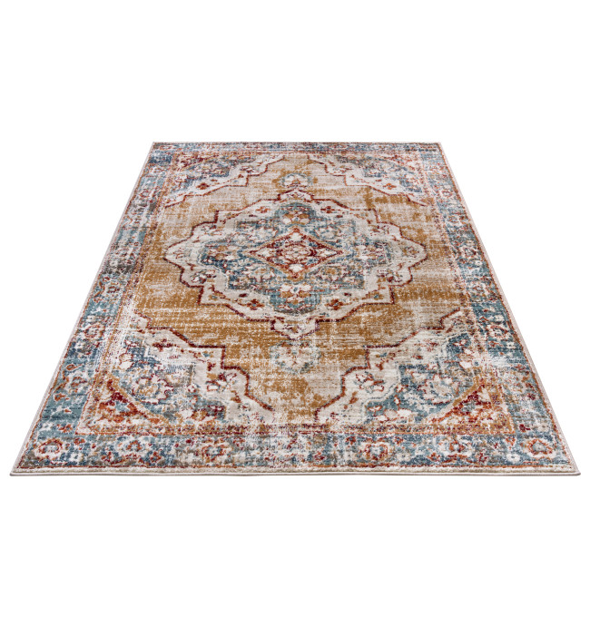 Koberec Hanse Home Luxor Strozzi béžový / modrý / vícebarevný