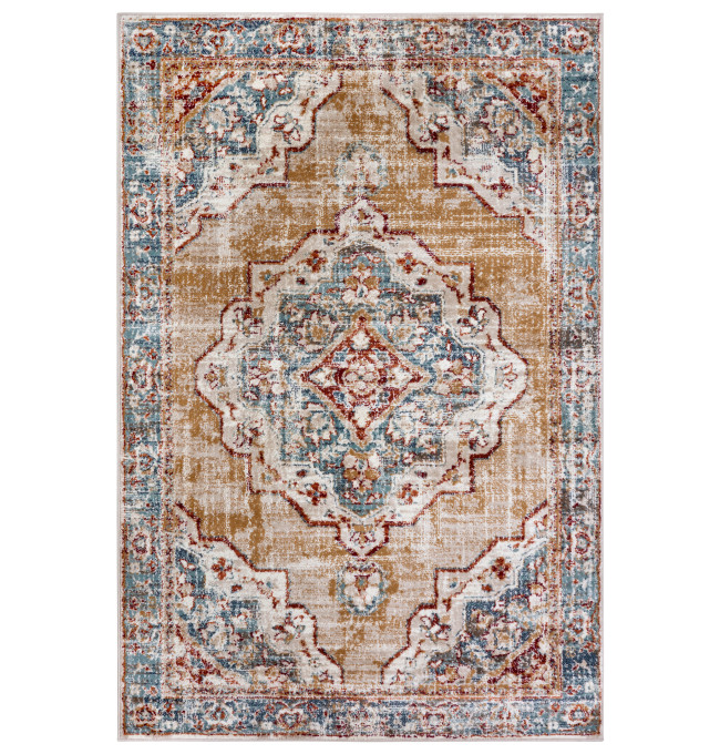Koberec Hanse Home Luxor Strozzi béžový / modrý / vícebarevný