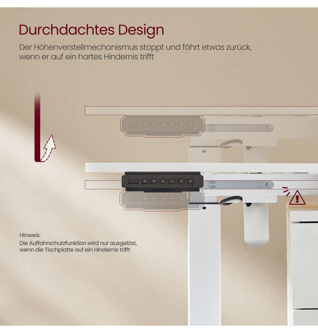 Elektrický kancelářský stůl LSD124W01