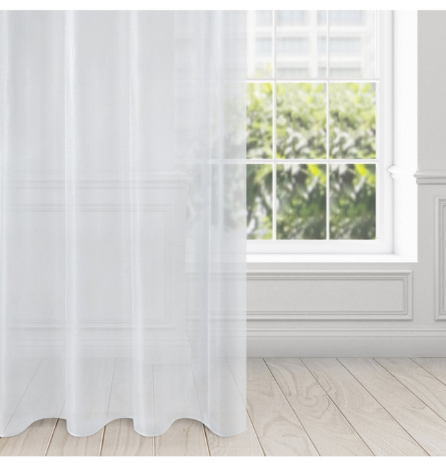 Hotová záclona ALEXA bílá - na průchodkách