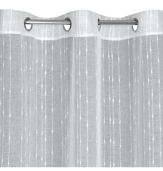 Hotová záclona BECKY bílá - na průchodkách