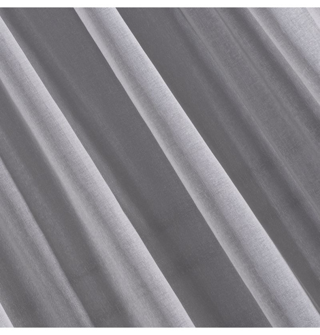 Hotová záclona DOLLY ocelová - s tunelem