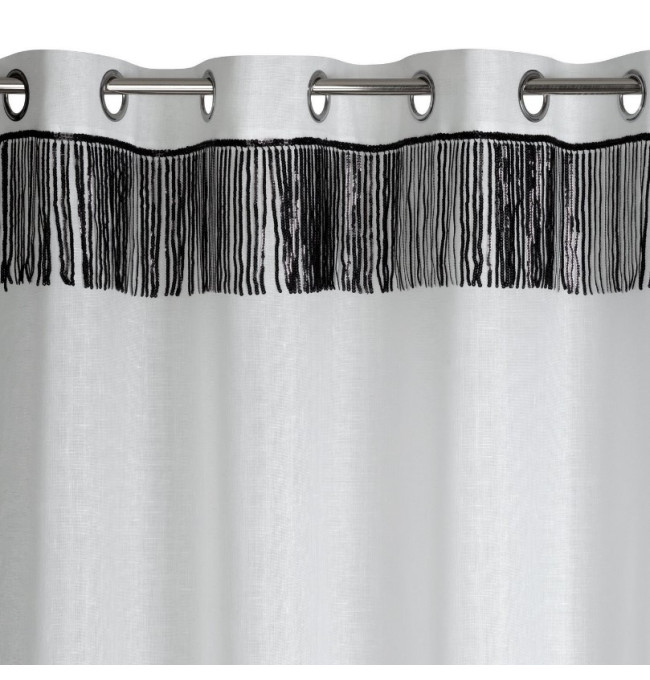 Hotová záclona JASPER bílá - na průchodkách