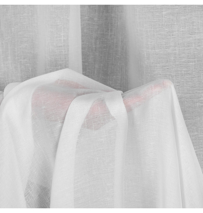 Hotová záclona SANDRA bílá - na průchodkách