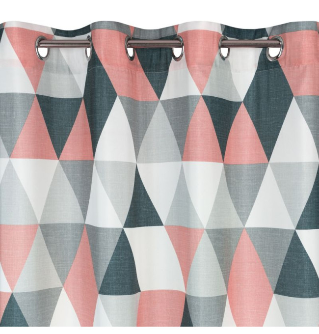 Hotový závěs ADINA tmavě růžový - na průchodkách