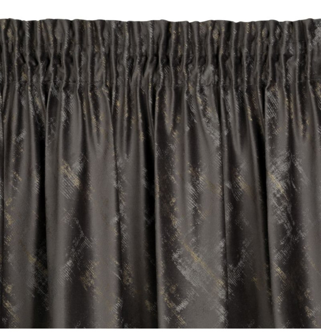 Hotový závěs ADRIA grafitový - na pásce