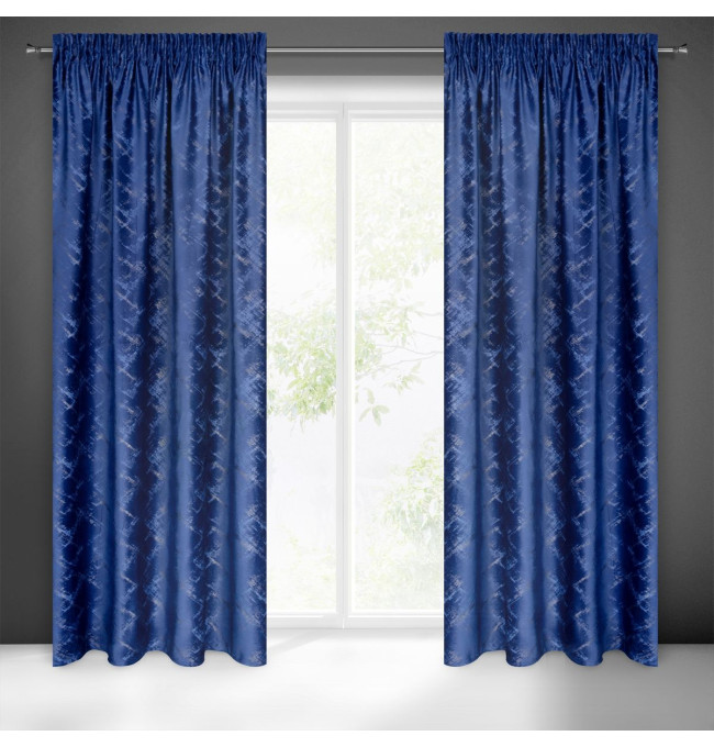 Hotový závěs ADRIA granátový - na pásce