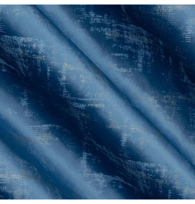 Hotový závěs ADRIA modrý - na pásce