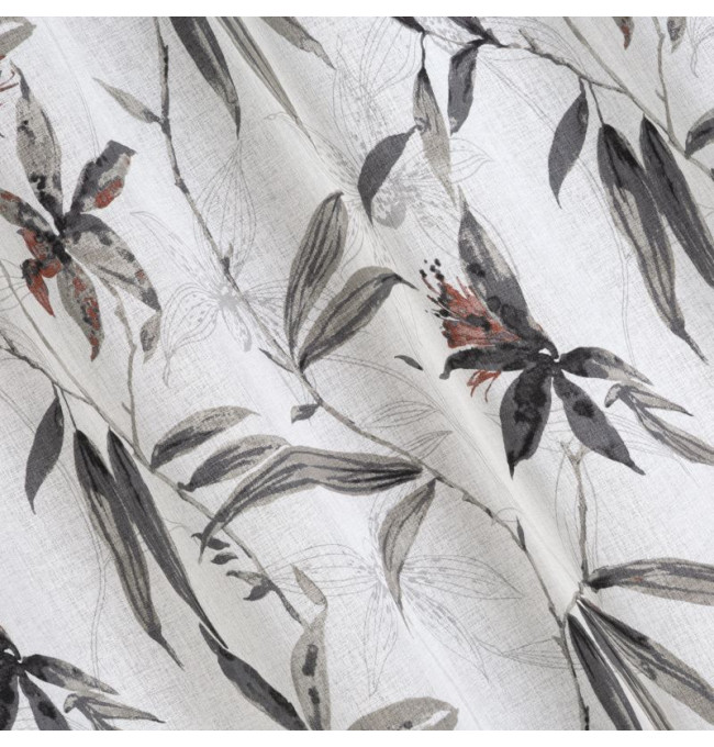 Hotový závěs AIDA zatemňovací bílo-béžový - na průchodkách