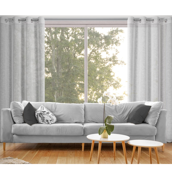 Hotový závěs AMARI šedý - na průchodkách