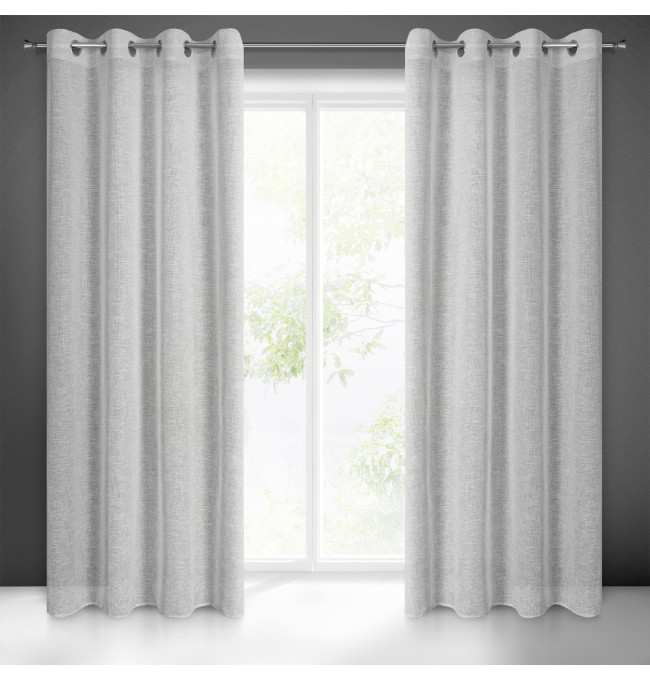 Hotový závěs AMARI šedý - na průchodkách