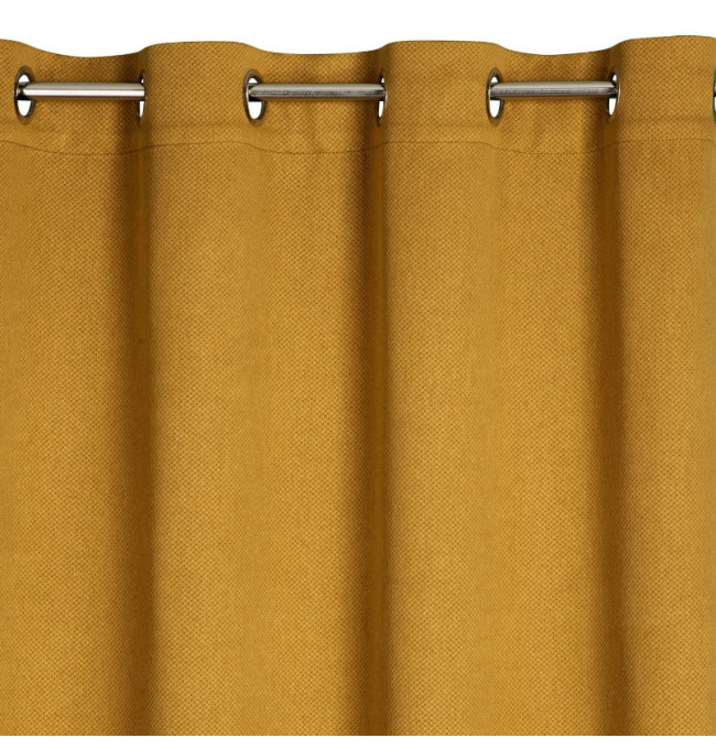 Hotový závěs AMARO medový - na průchodkách