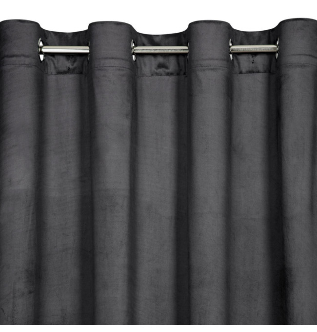 Hotový závěs ANGELINA tyrkysový - na průchodkách