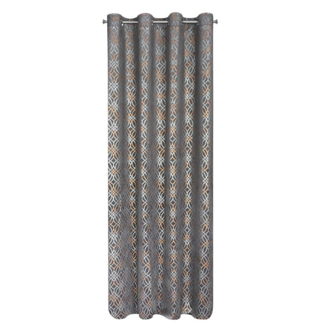 Hotový závěs ARETA ocelový - na průchodkách