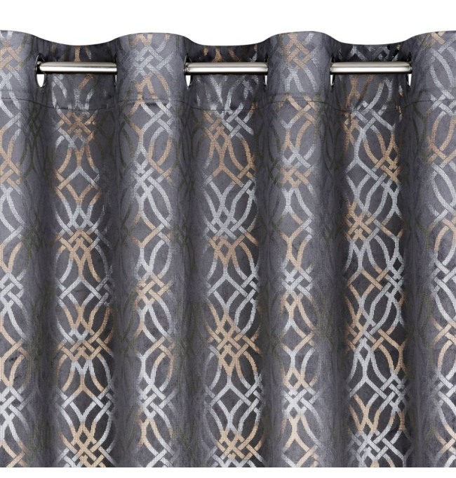 Hotový závěs ARETA ocelový - na průchodkách