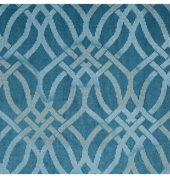 Hotový závěs ARETA tmavomodrý - na průchodkách