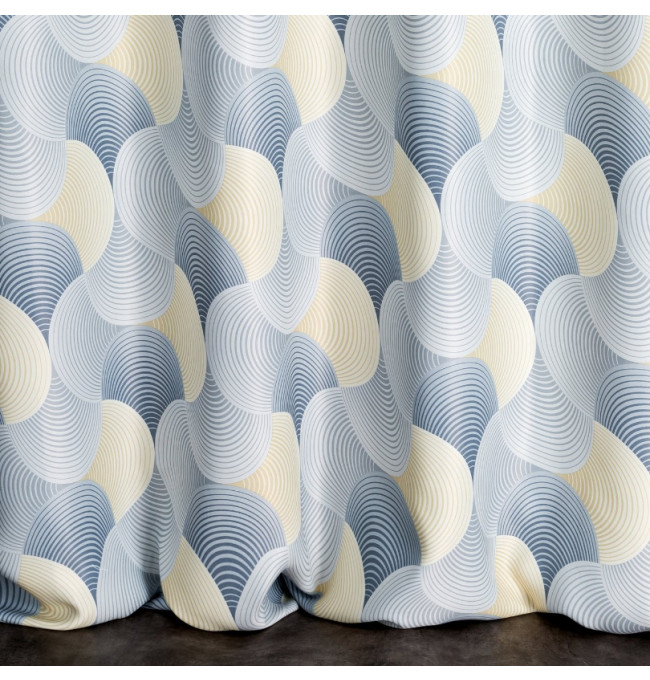 Hotový záves ASETA strieborno-ružový - na priechodkách