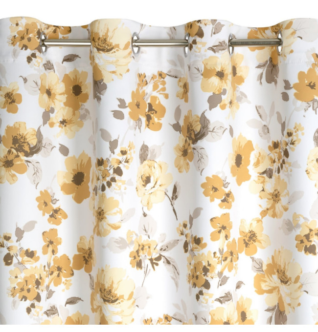 Hotový závěs CAREN béžový - na průchodkách