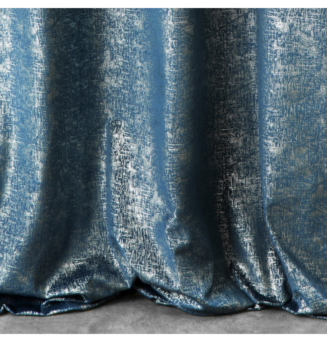 Hotový závěs KYPR stříbrný-granát - na pásce