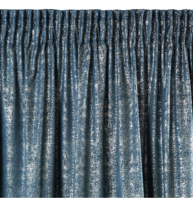 Hotový závěs KYPR stříbrný-granát - na pásce