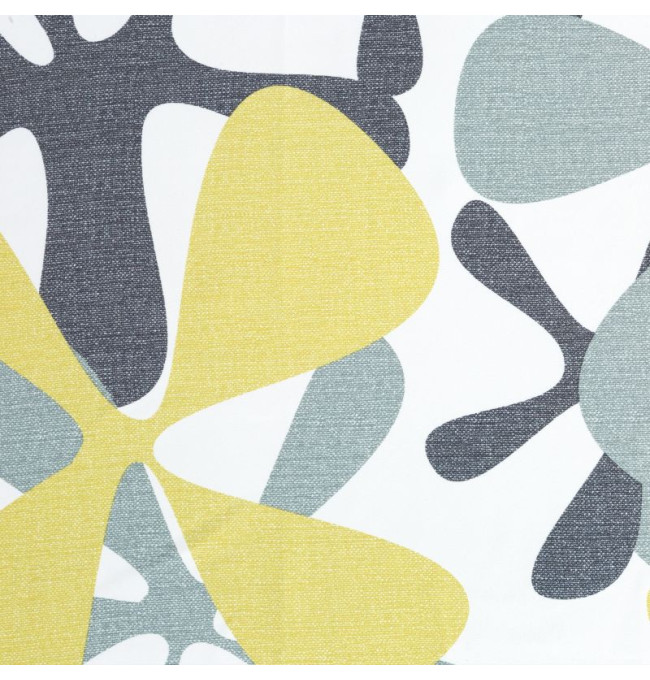 Hotový závěs DORIN hořčičný - na průchodkách