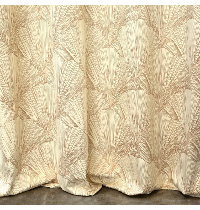 Hotový závěs GOJA krémový - na průchodkách