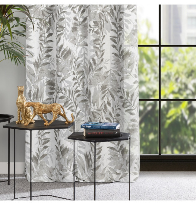 Hotový závěs HARIET ocelový - na průchodkách