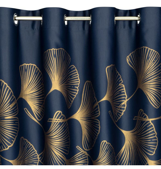 Hotový závěs HARMONY granátový - na průchodkách