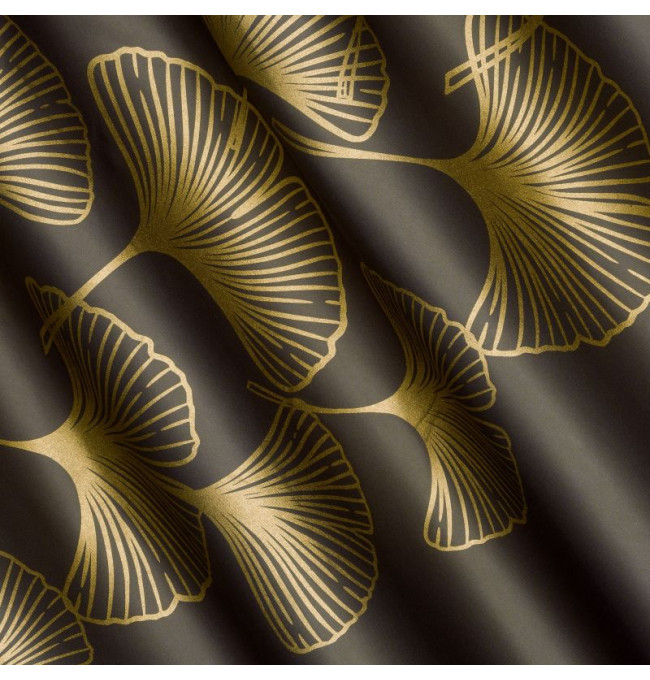 Hotový závěs HARMONY hnědý - na průchodkách