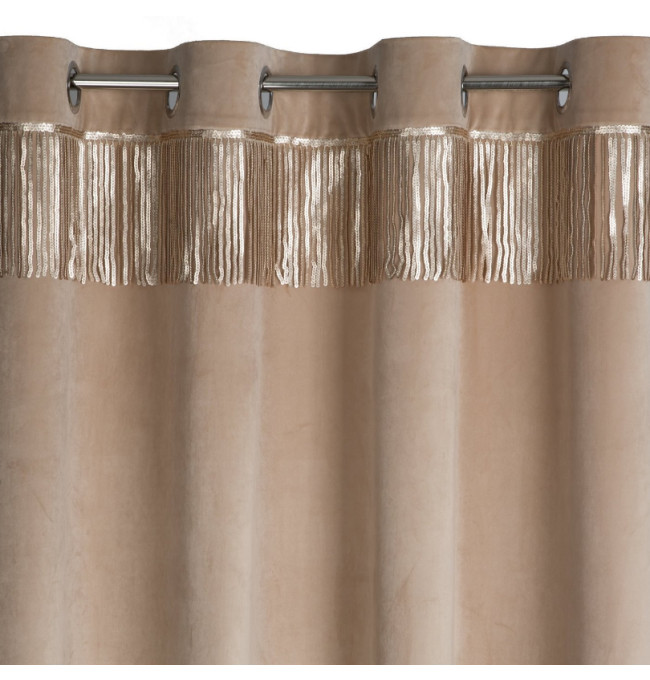 Hotový závěs JASPER béžový - na průchodkách