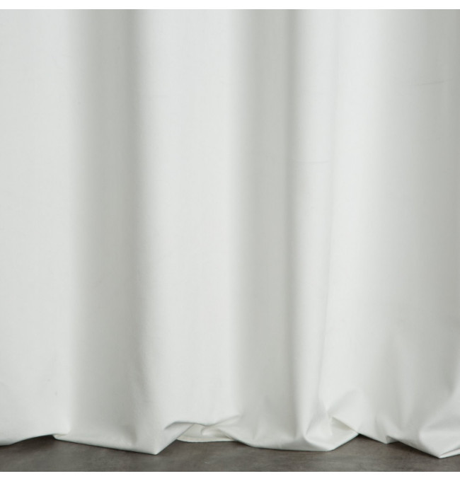 Hotový závěs JASPER bílo-stříbrný - na průchodkách