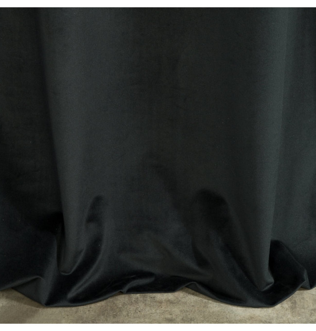 Hotový závěs JASPER černý - na průchodkách